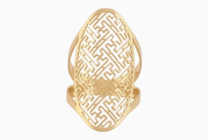 Anel Ouro 19,2Kt Labirinto