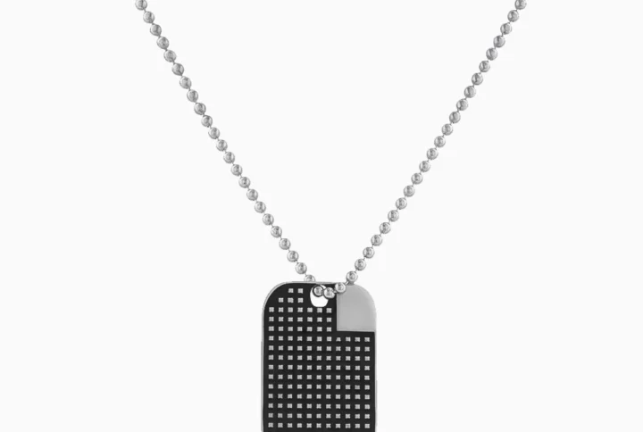 Medalha Dog Tag Prata 925 Homem