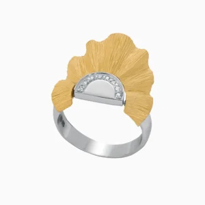 Anel Leque Ouro 19,2Kt com Diamantes | PEDRO ALVES