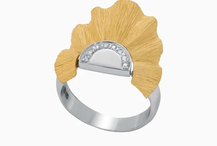 Anel Leque Ouro 19,2Kt com Diamantes | PEDRO ALVES