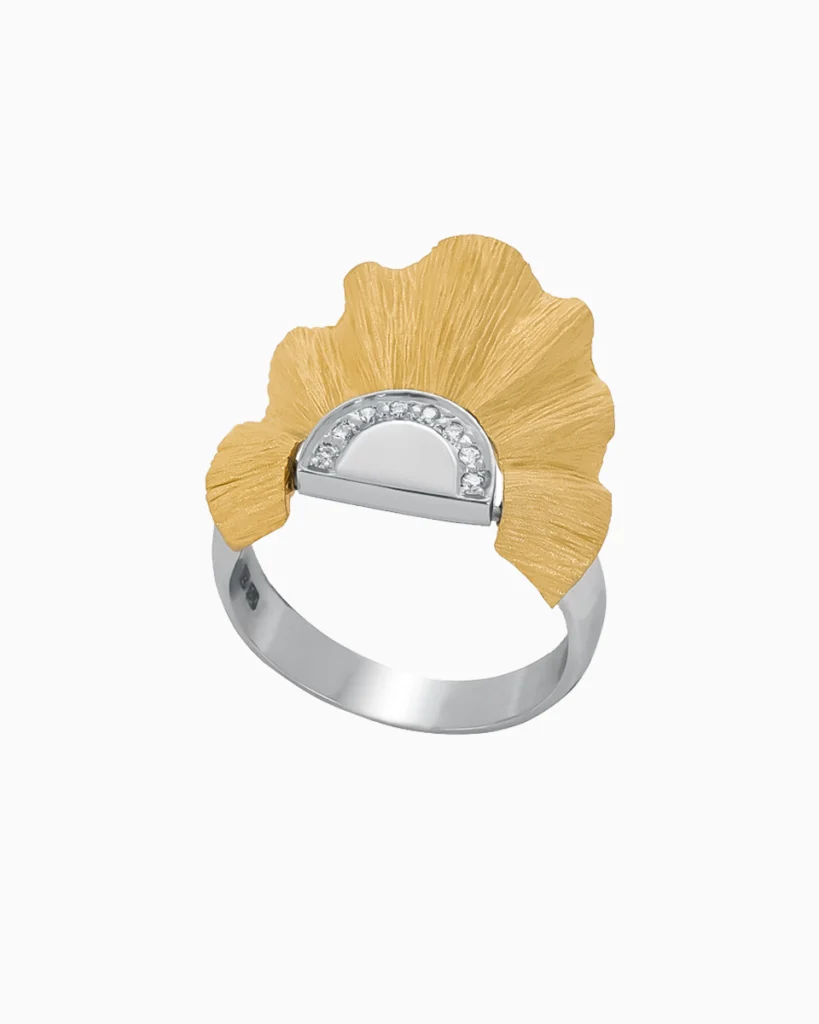 Anel Leque Ouro 19,2Kt com Diamantes | PEDRO ALVES