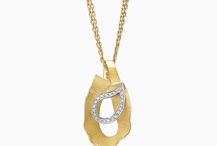 Medalha Flor do Jarro Ouro 19,2Kt com Diamantes | PEDRO ALVES