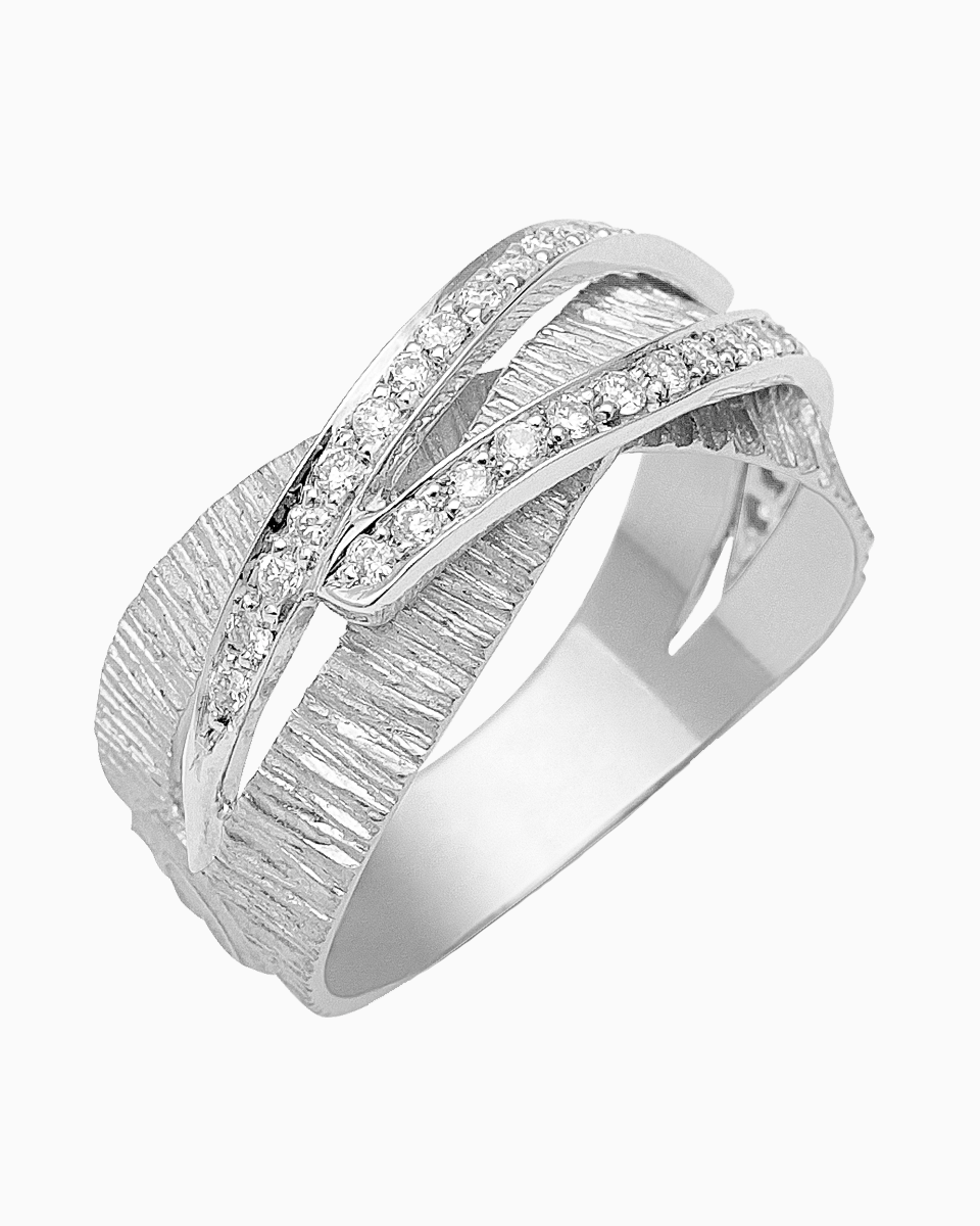 Anel Ouro Amarelo 19,2Kt com 2 filas Diamantes | PEDRO ALVES branco Anel Ouro Amarelo 19,2Kt com 2 filas Diamantes | PEDRO ALVES branco