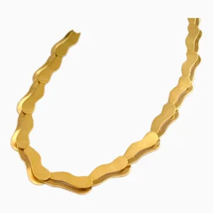 Colar Ouro 19,2Kt Design Ondas