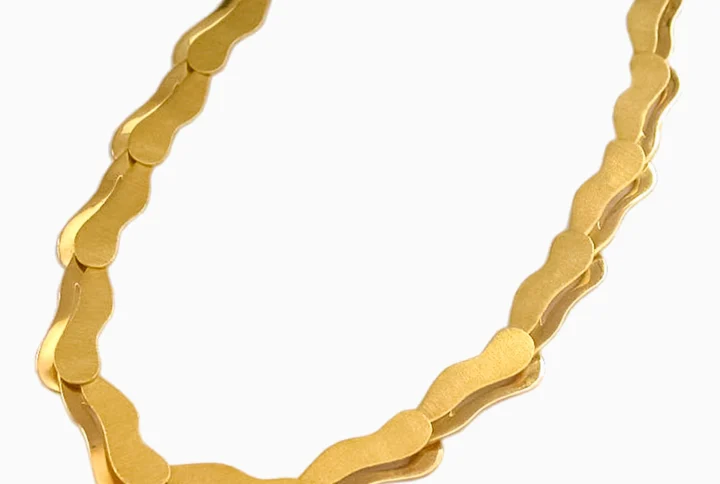 Colar Ouro 19,2Kt Design Ondas