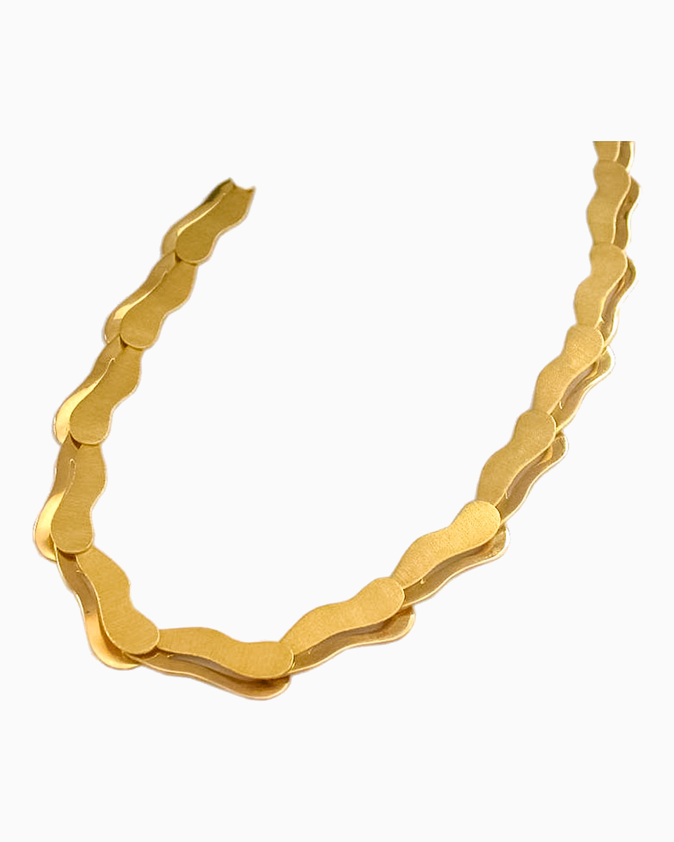 Colar Ouro 19,2Kt Design Ondas