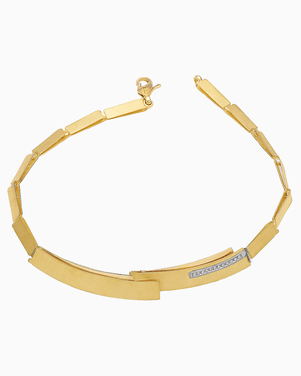 Colar robusto Ouro 19,2Kt com Diamantes | PEDRO ALVES