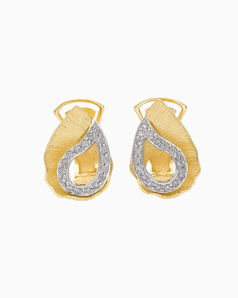 Brincos Flor do Jarro Ouro 19,2Kt com Diamantes | PEDRO ALVES